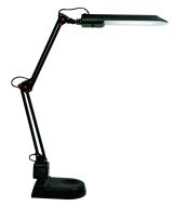 Lampa stolní LED 8W, 630lm, 4000K, stmívatelná, černá s ohebným krkem